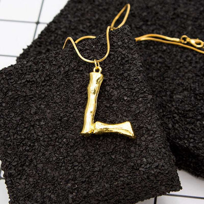 Alphabet pendant necklace - BEUPFORLIFE.com