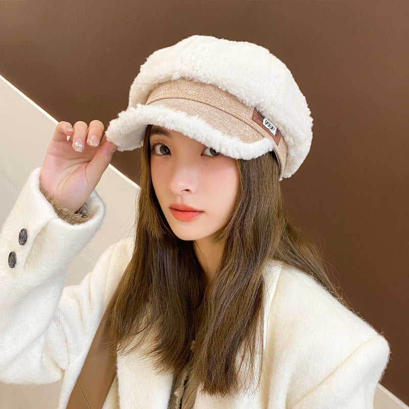 Woolen Thick Warm Peaked Cap Be Up For Life
