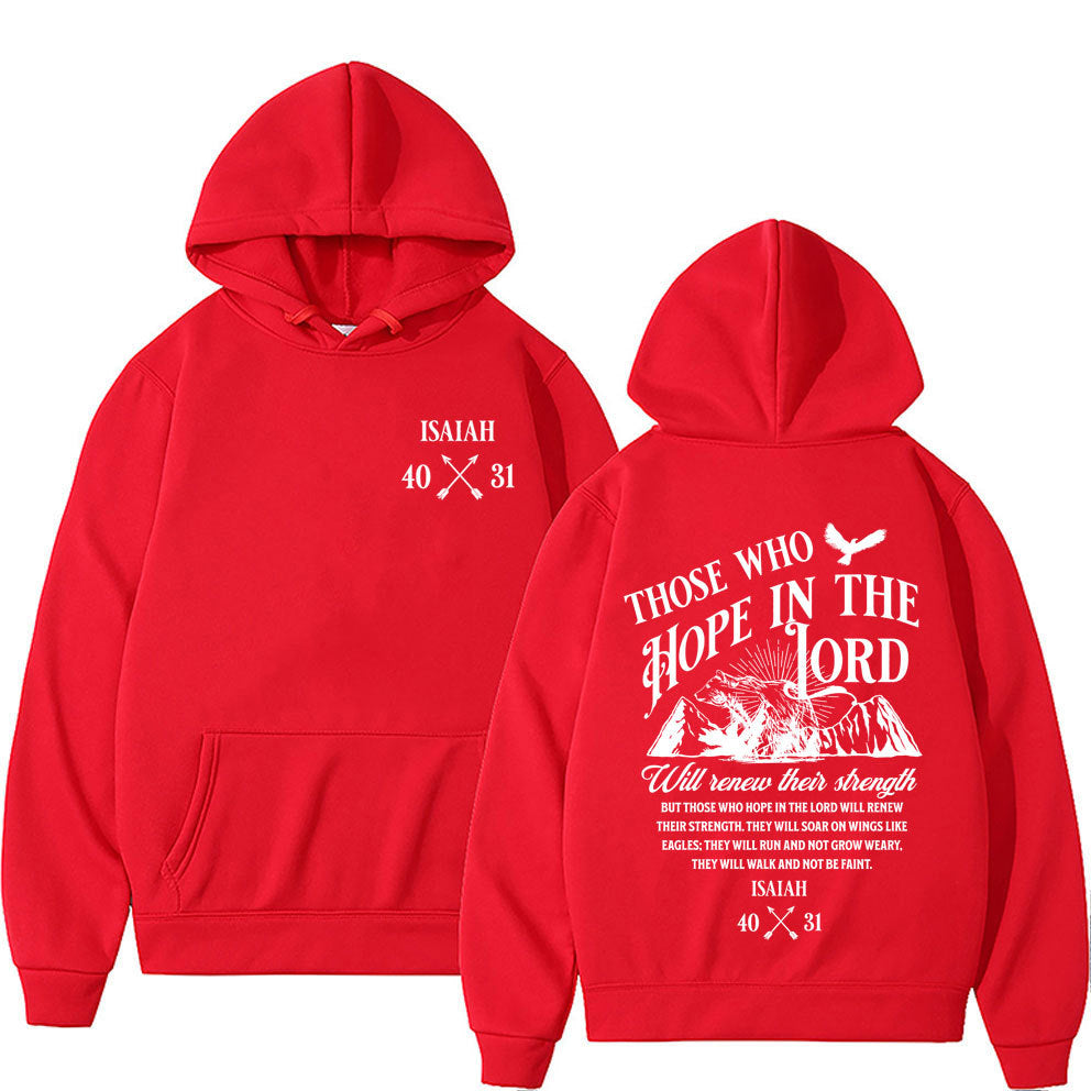 Scripture Print Hoodies