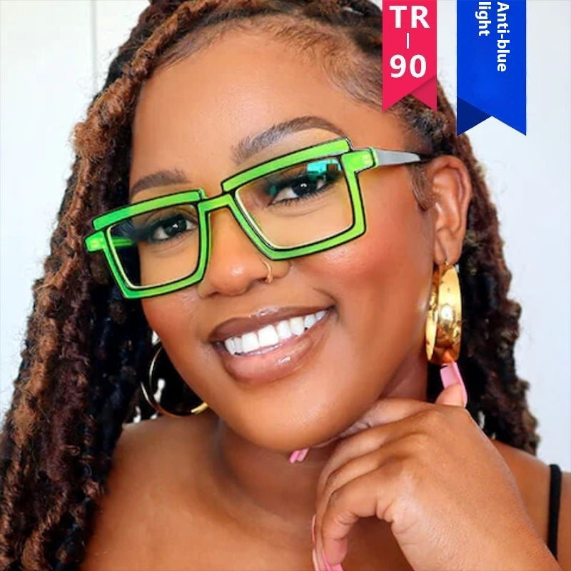 Square Anti-Blue Ray TR90 Glasses Be Up For Life