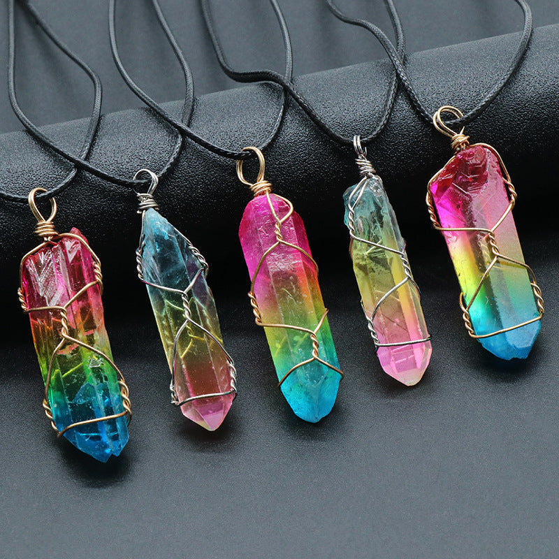 Crystal Pillar Tree Of Life Stone BEUPFORLIFE.com