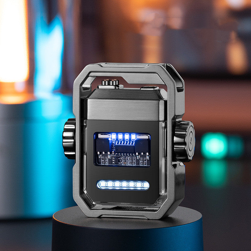 Pulse Lighter Double Arc Outdoor Windproof Type-C Charging Be Up For Life