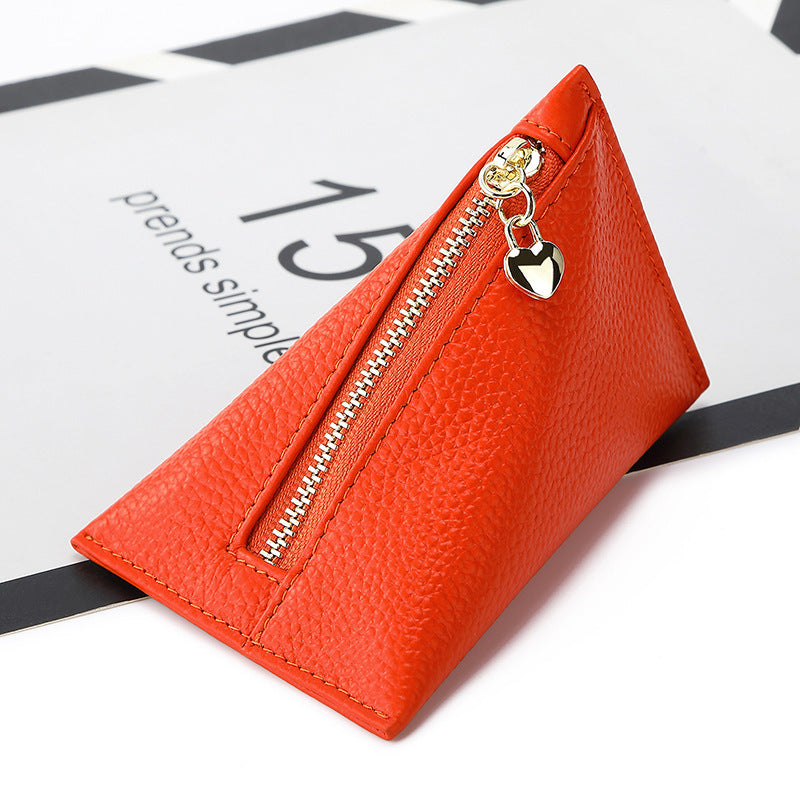 Cowhide Mini Coin Purse BEUPFORLIFE.com