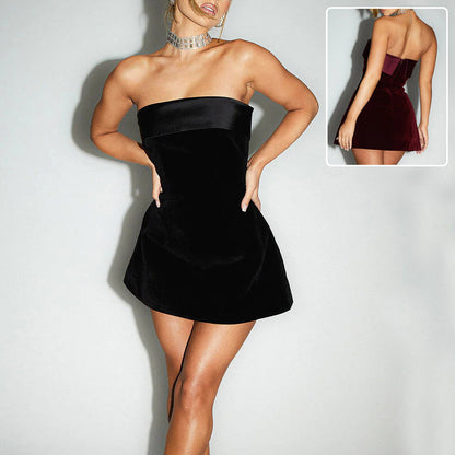 Slim Tube-top Dress Be Up For Life