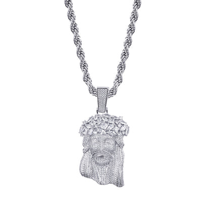 Jesus Peace Zircon Pendant