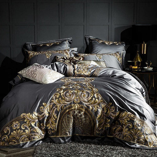 Embroidered cotton quilt cover bedding BEUPFORLIFE.com
