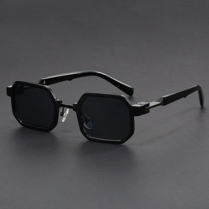 Retro Polygon Exquisite Sun Glasses