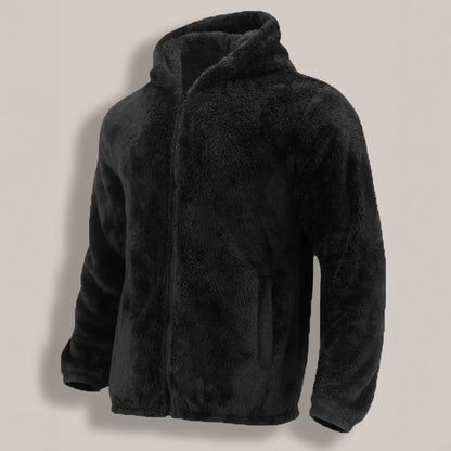 Fleece Lined Hooded Jacket