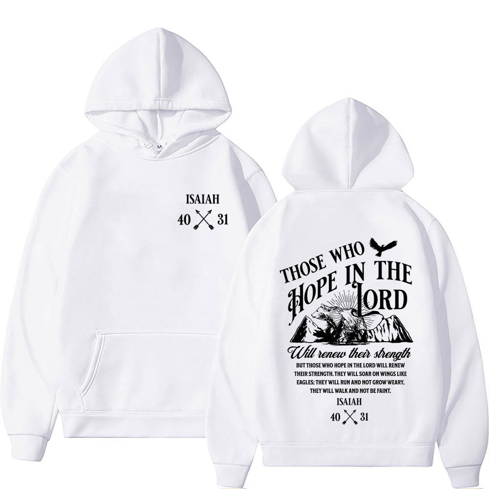 Scripture Print Hoodies