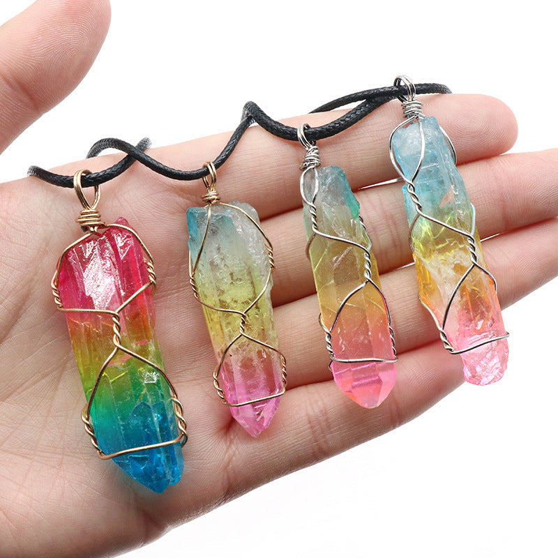 Crystal Pillar Tree Of Life Stone BEUPFORLIFE.com