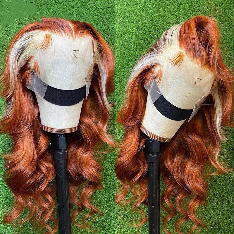 4X4 Human Hair Wig Head Cover Highlights 613 BEUPFORLIFE.com