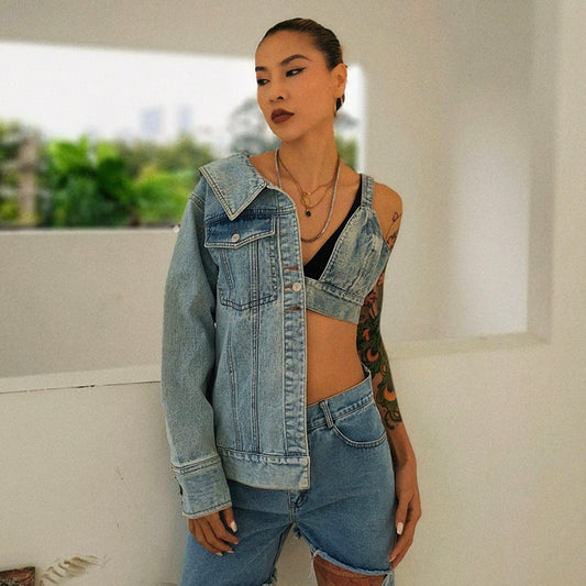 Ladies strapless  jacket - BEUPFORLIFE.com