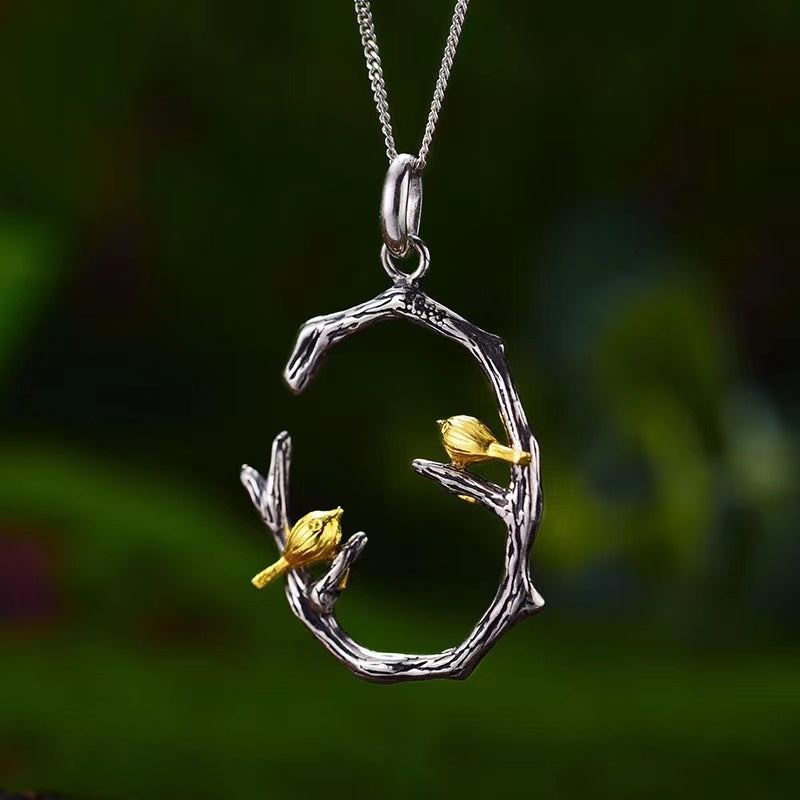 Branch bird necklace - BEUPFORLIFE.com