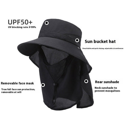 Sun-shade Big Brim Sun-proof Fishing Hat BEUPFORLIFE.com