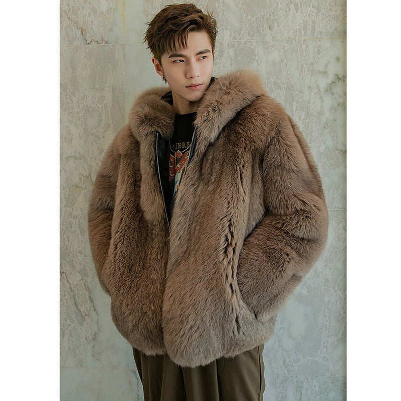 Faux Fox Fur Coat BEUPFORLIFE.com
