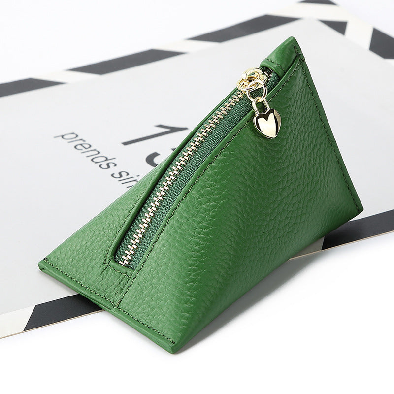 Cowhide Mini Coin Purse BEUPFORLIFE.com