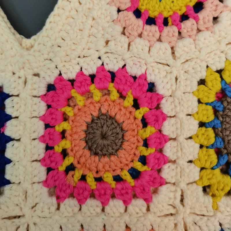 Crochet Tote Shoulder Bag