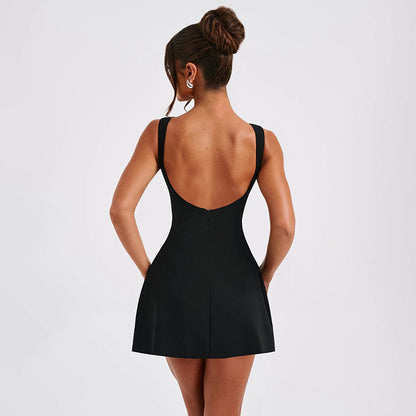 Slim-fitting Backless Dress - BEUPFORLIFE.com