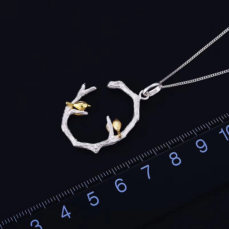 Branch bird necklace - BEUPFORLIFE.com