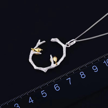 Branch bird necklace - BEUPFORLIFE.com