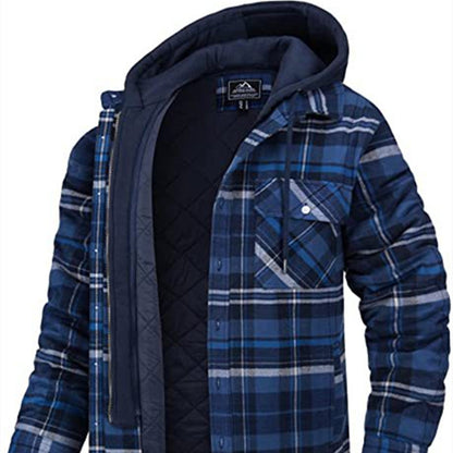 Plaid Hooded Winter Warm Coat Be Up For Life
