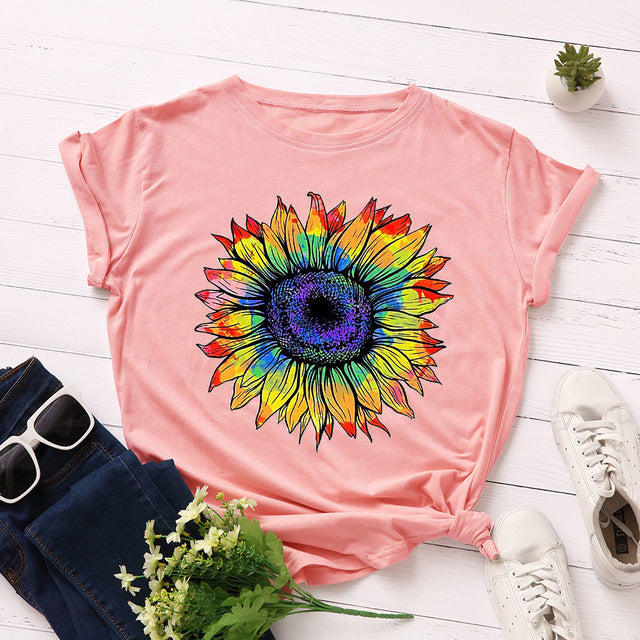 Sunflower T-Shirt - BEUPFORLIFE.com