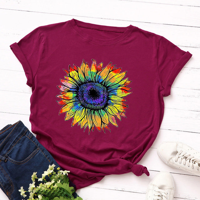 Sunflower T-Shirt - BEUPFORLIFE.com
