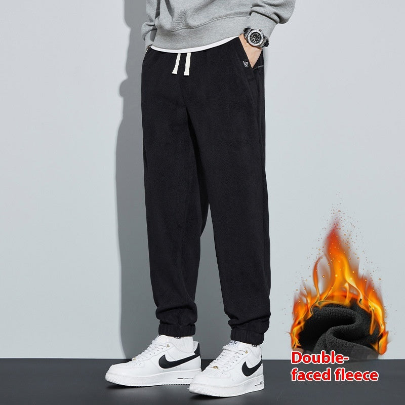 Bamboo Fiber Thickened Double-sided Pants Be Up For Life