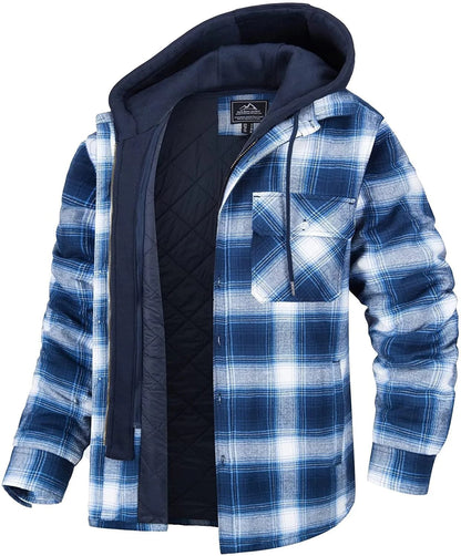 Plaid Hooded Winter Warm Coat Be Up For Life
