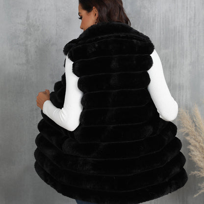 Mid-length Autumn & Winter New Faux Fur Vest