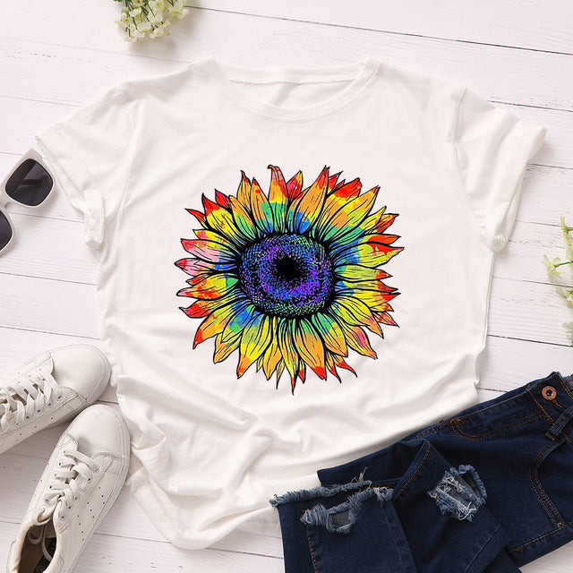 Sunflower T-Shirt - BEUPFORLIFE.com