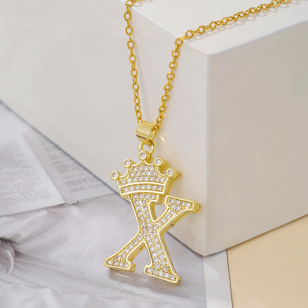 Uppercase Letter Necklace BEUPFORLIFE.com