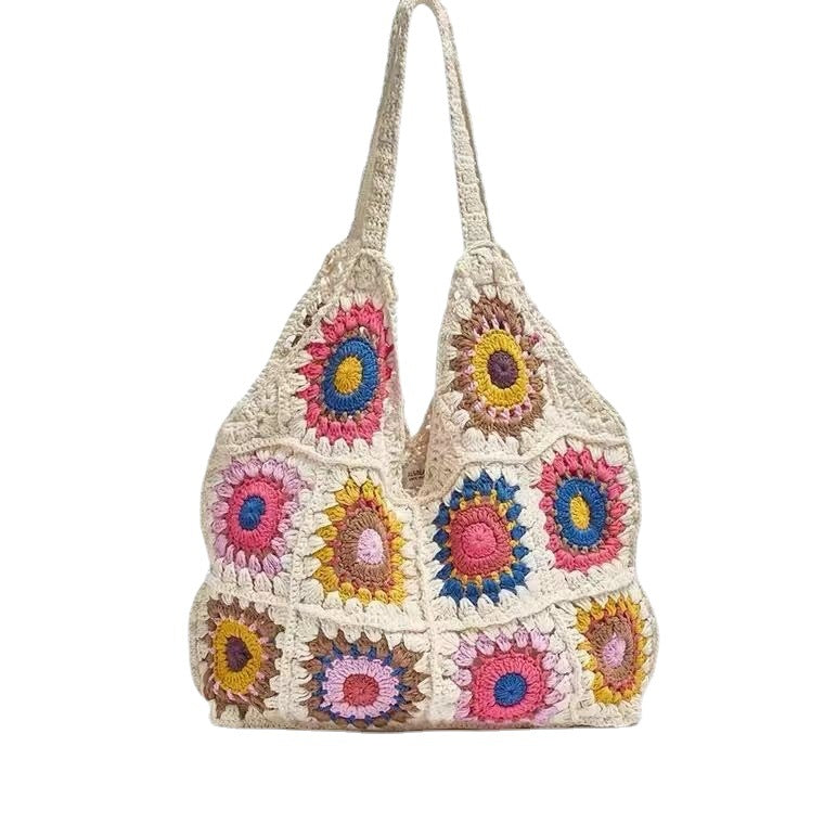 Crochet Tote Shoulder Bag