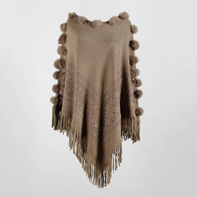 Fringed Cloak Shawl Be Up For Life
