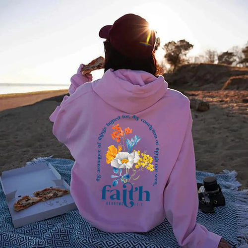 Faith Hebrews 11:1 Hoodie for Ladies - Be Up For Life