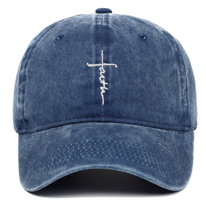 Faith Washed-out Baseball Cap Be Up For Life