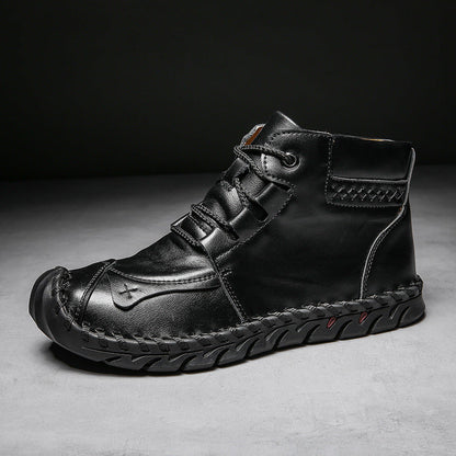 Leather Sauce Boots BEUPFORLIFE.com