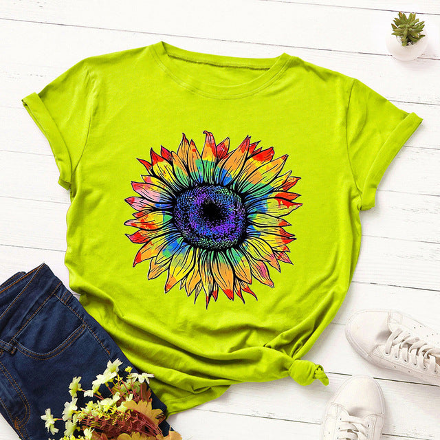 Sunflower T-Shirt - BEUPFORLIFE.com