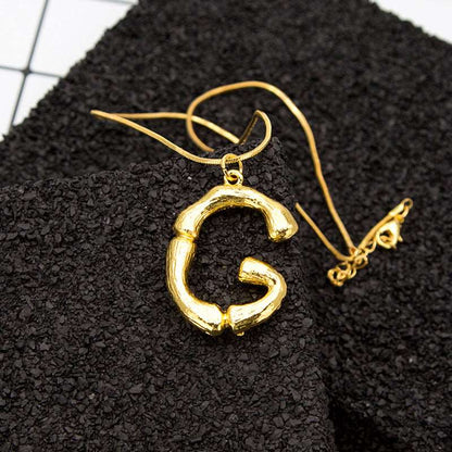 Alphabet pendant necklace - BEUPFORLIFE.com