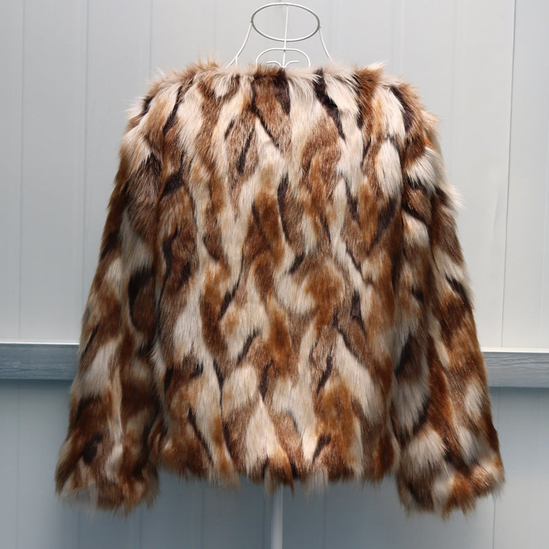 Slim-fitting New Faux Fur Coat Be Up For Life