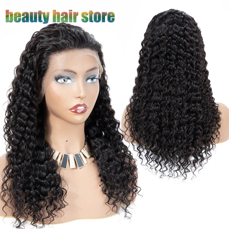 Brazilian Kinky Curly Lace Front Human Hair Wig Be Up For Life