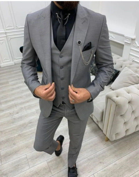 Men's Three-piece Suit Slim Fit Be Up For Life