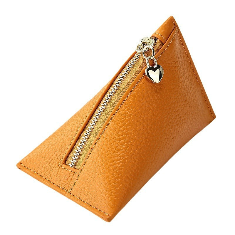 Cowhide Mini Coin Purse BEUPFORLIFE.com