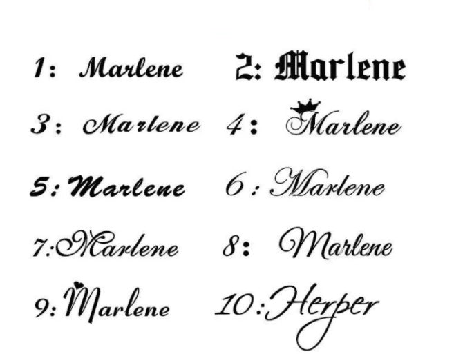 Custom Letter English Name Necklace BEUPFORLIFE.com