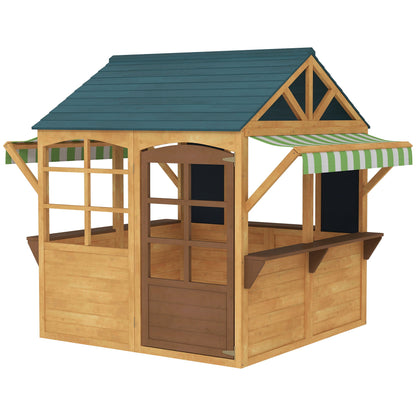 Wooden Outdoor Playhouse, For 3-8 Years BEUPFORLIFE.com