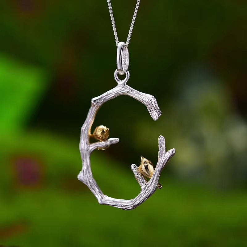Branch bird necklace - BEUPFORLIFE.com