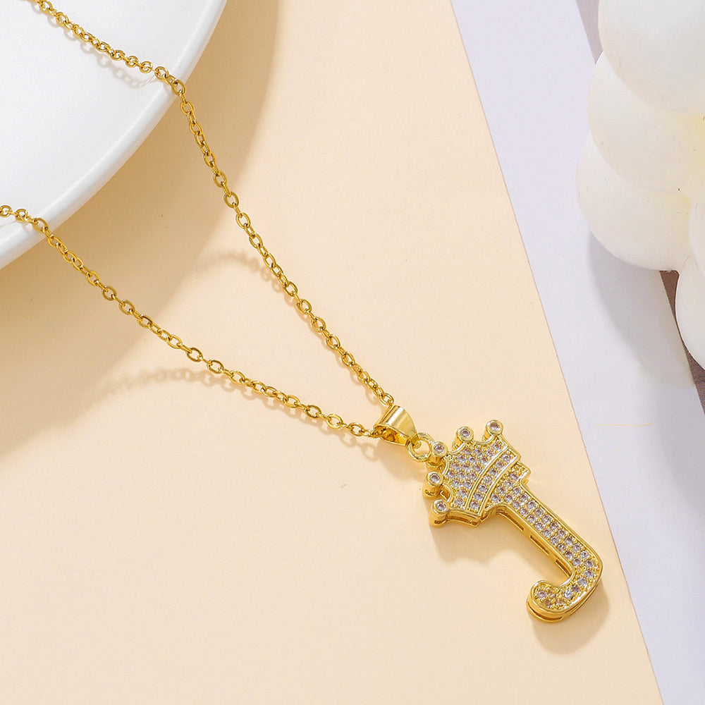 Uppercase Letter Necklace BEUPFORLIFE.com