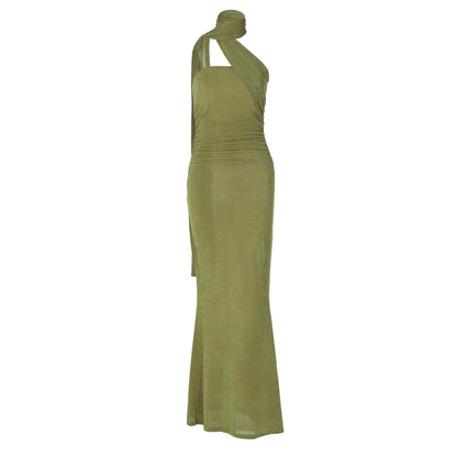 Slim-fit Long Ribbon Dress BEUPFORLIFE.com