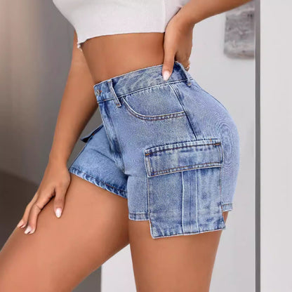 Slim Fit Denim Shorts BEUPFORLIFE.com