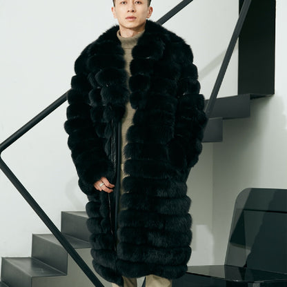 Real Fox Fur Long Coat Be Up For Life